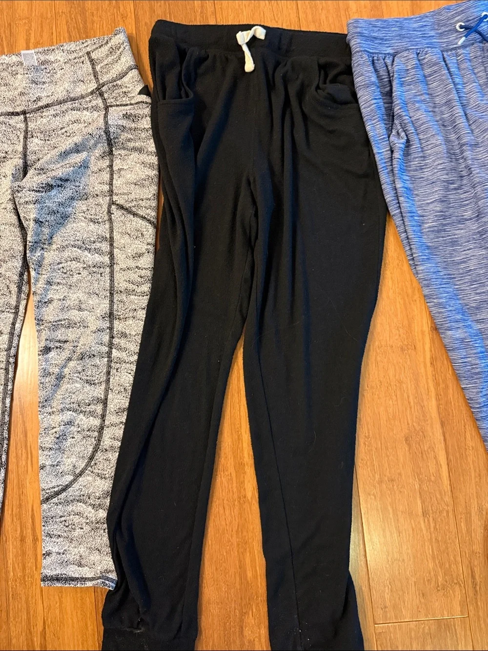 Girls bundle of 7 girls size 14 bottoms: leggings, joggers, jeans various brands